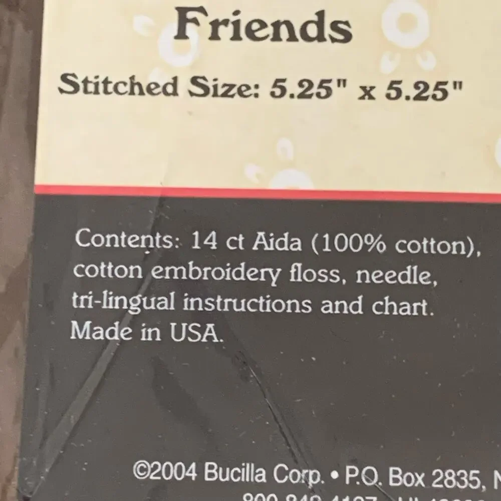 Bucilla Mary Engelbreit and Dimensions Small Cross Stitch Kits Set of 2 NIP